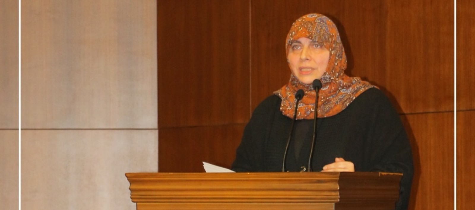 Guest Speaker Mrs Maliha Al Sader 